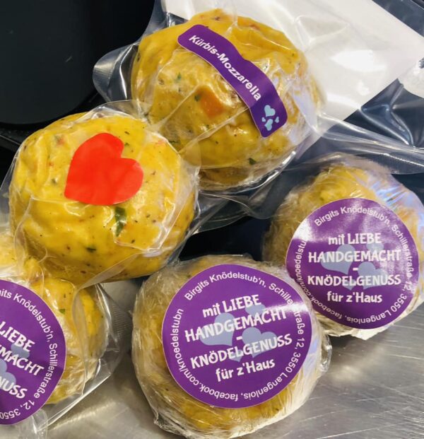Kürbis-Mozzarella-Knödel (3x140g)