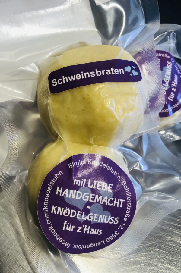 Schweinsbraten-Knödel (2x125g) – Bild 2