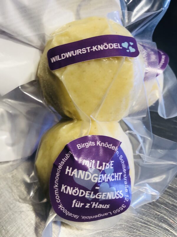 Wildwurst-Knödel (2x125g) – Bild 2